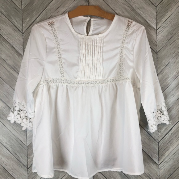 NWT OC Order Plus White Blouse Size Medium - Picture 1 of 7